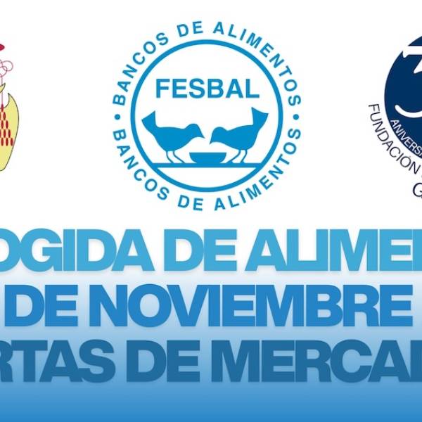 Los colegiales participan en la campaña de recogida de alimentos