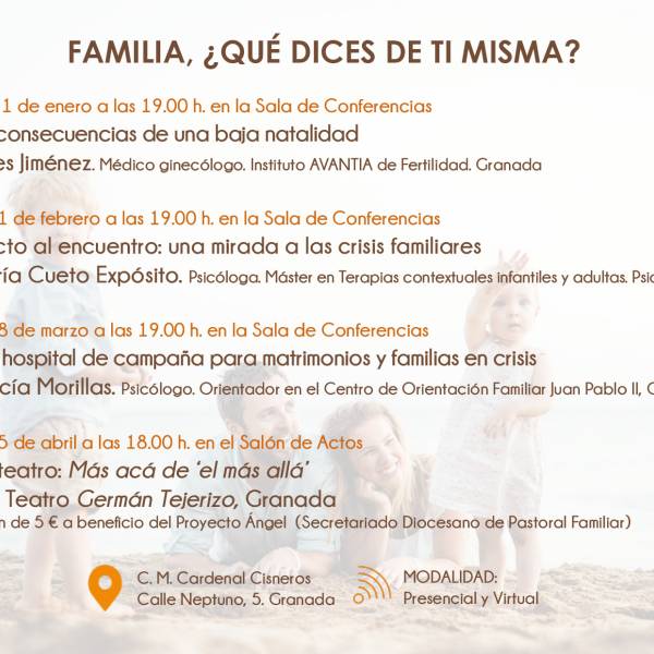 CICLO Familia: ¿Qué dices de ti misma?