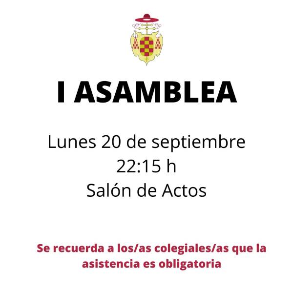 I Asamblea Colegial 20/09/21